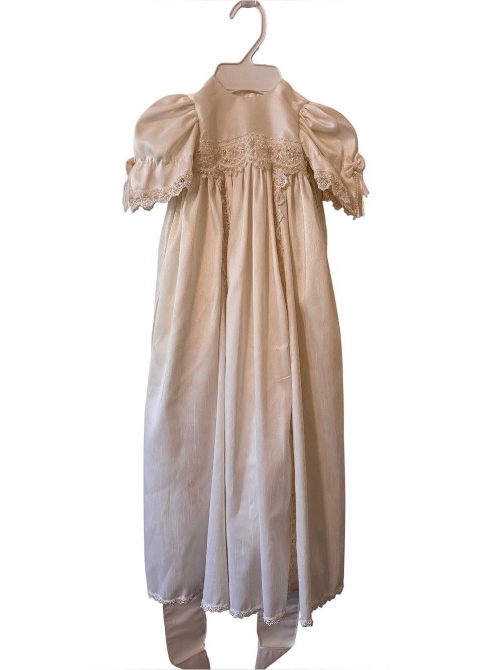 Christening VINTAGE Gown And Bonnet Couture By Cinderella 3 month